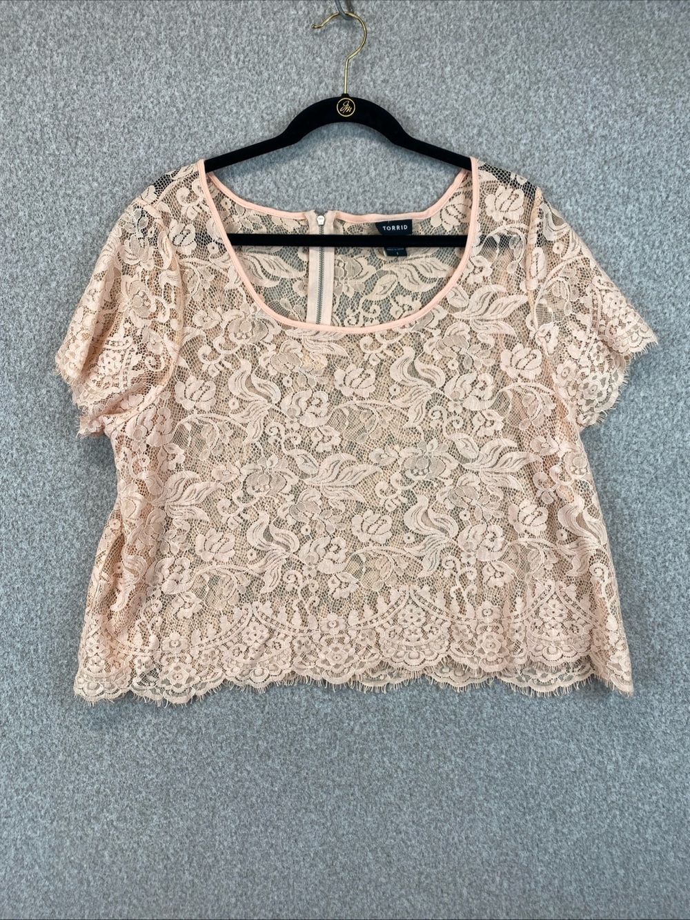 Torrid Sz 1X Lace Top Casual To Professional Cottagecore Fairy
